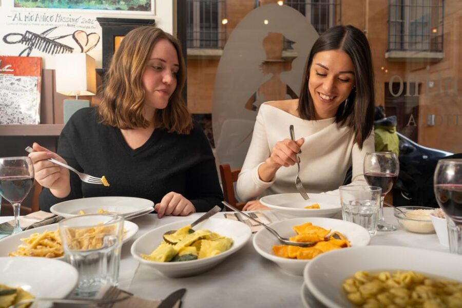 Bologna: Food Tour with Pasta Tasting & Local Specialties - Stop 1 at the Pasta Anchor: Fresh Pasta in the First Big Bite