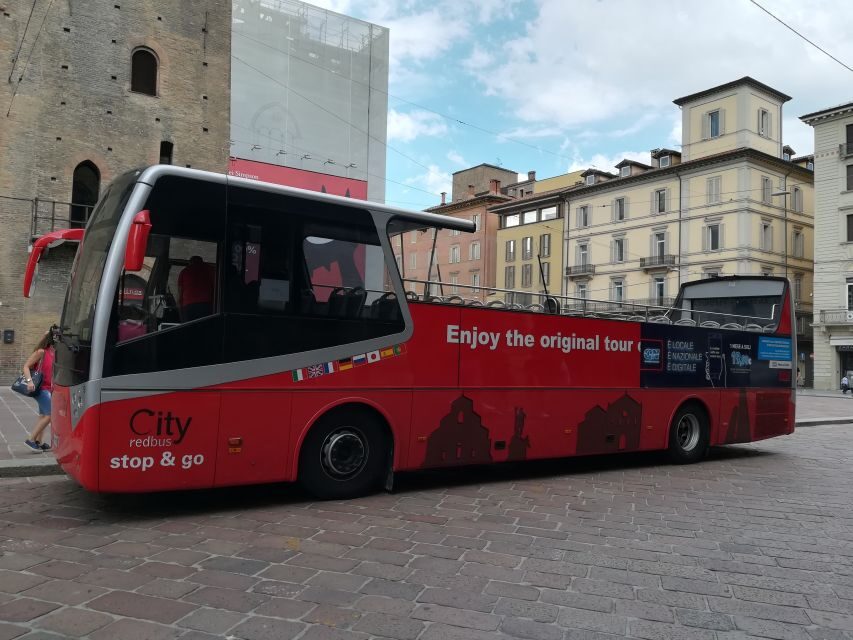 Bologna: Open Bus City Tour and Local Food Tasting - How to handle the hop-on hop-off stops without losing time