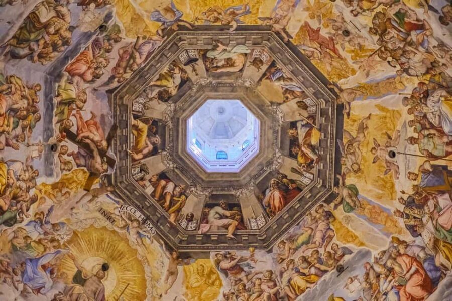 Florence: Cathedral, Dome and Terraces Guided Tour - Inside Florence Cathedral: Marble Patterns, Famous Artists, and a Giant Clock
