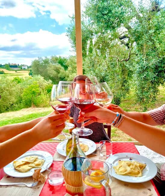 Florence: Countryside Tour with Wine Tasting & Pasta Class - Wine tastings you can actually use later: cellar prices and shipping