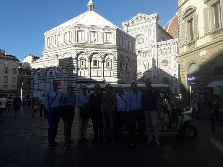 Florence: Eco-Friendly Golf Cart City Tour with Audio Guide - How this eco golf cart tour fits into a Florence first day