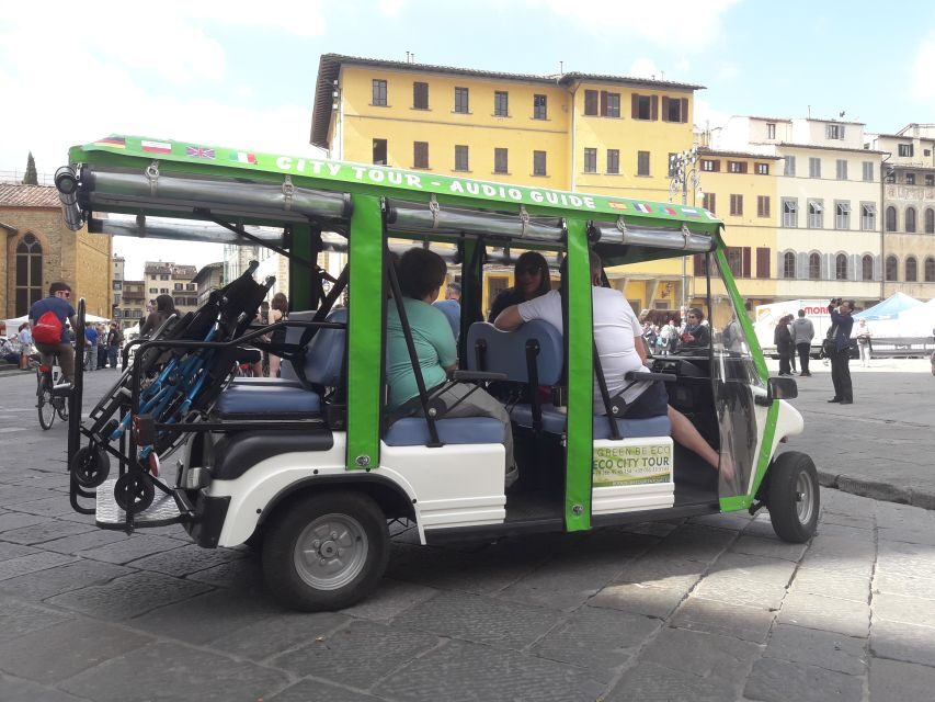 Florence: Eco-Friendly Golf Cart City Tour with Audio Guide - Central train station and Medici legends: a city that keeps moving