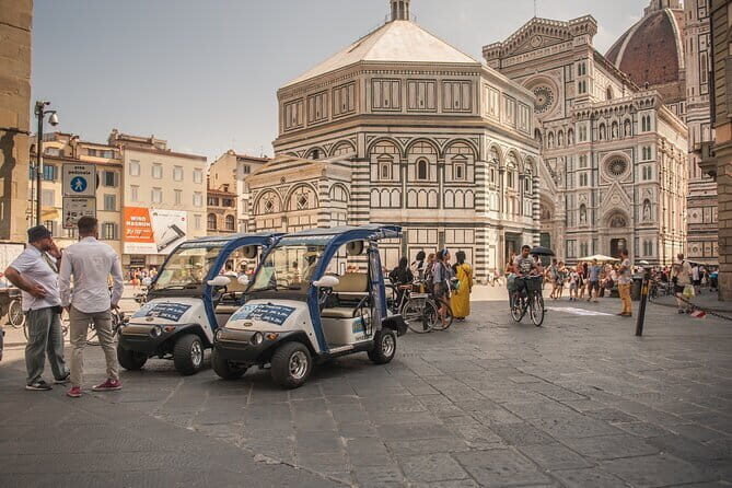 Florence Eco Tour by Electric Golf Cart - Your guide and the MP3 audio: what to expect