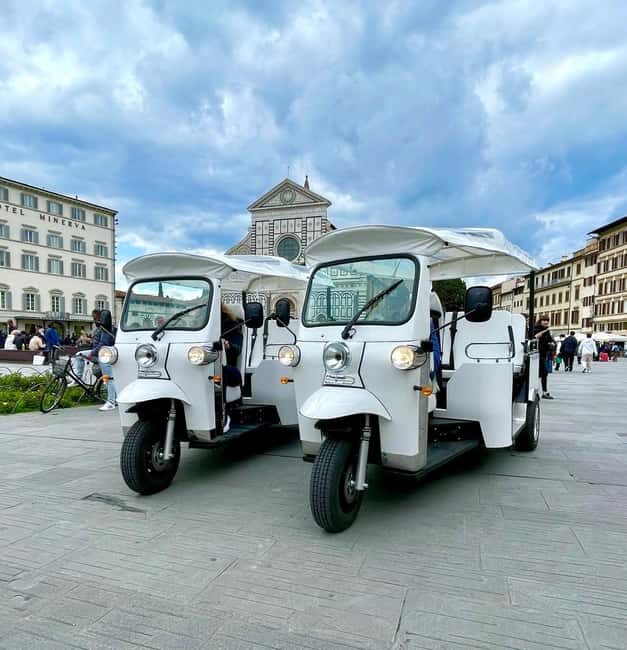 Florence: Electric Tuk-Tuk or Golf Cart City Tour - Meeting at 900 Museum and Getting on the Cart Smoothly