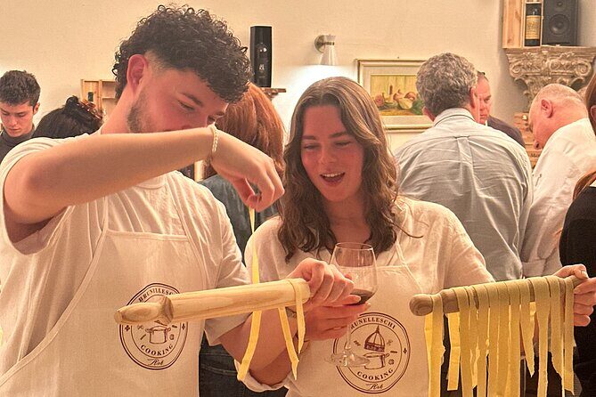 Florence: Flambé Cheese Wheel Truffle Pasta Class & Tiramisù - Key highlights at a glance