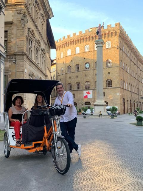 Florence: Guided City Tour by Rickshaw - Where You Meet: Repubblica Square Setup and Easy Ending