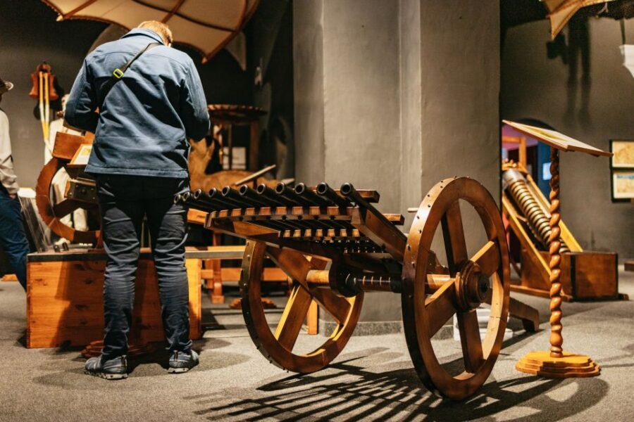 Florence: Leonardo Interactive Museum Entry Ticket - What you do inside: hands-on machines, build activities, and da Vinci in multiple fields