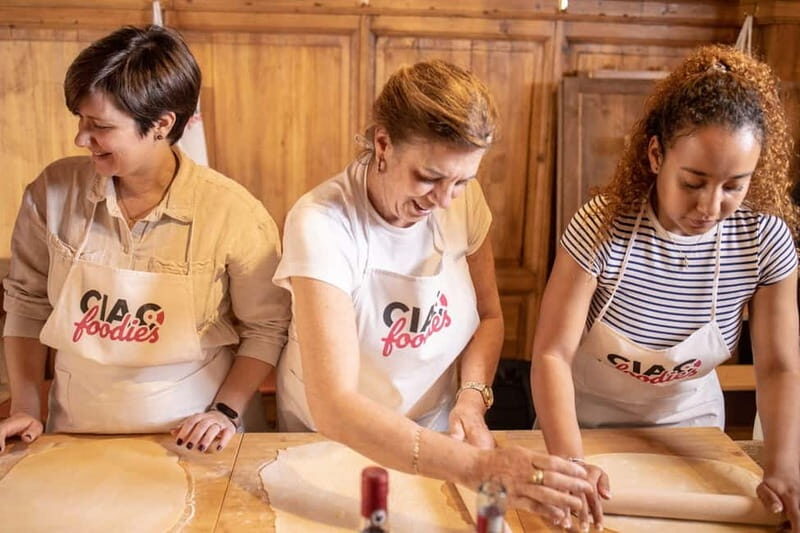 Florence: Pasta & Tiramisu Class with Unlimited Wine - Lunch with what you cooked: wine, water, and scarpetta energy