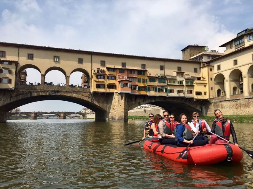 Florence: Pontevecchio Bridge and City Sights Rafting Cruise - What’s included, what to bring, and the small comfort wins