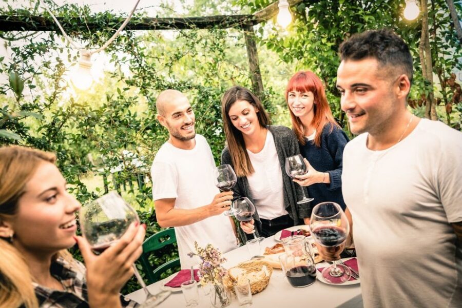From Florence: Chianti Wine Tour with Tasting - Winery stop one: Tuscan bites, olive oil, and cellar tours