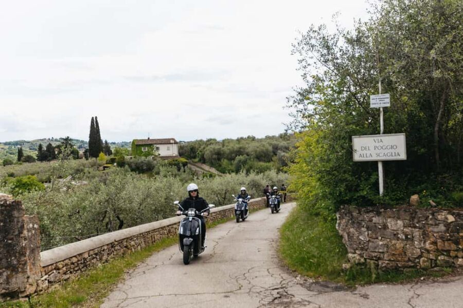 From Florence: Tuscan Countryside Vespa Tour with Tastings - The Vespa intro test: how they decide you’re ready