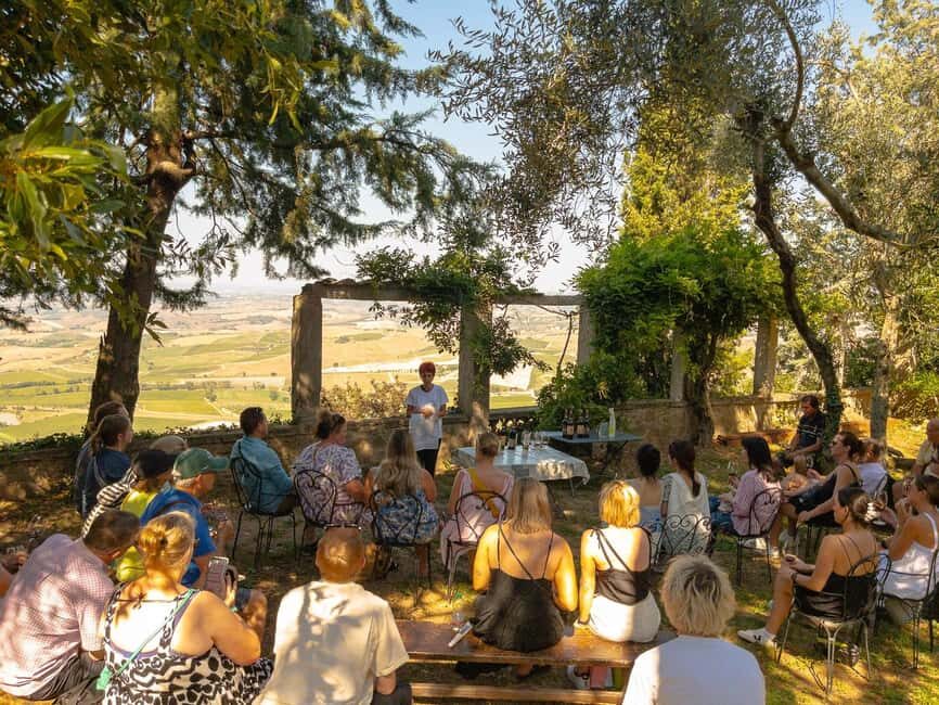 From Florence: Val D'Orcia Tour with Wine Tasting - Montepulciano’s wine cellars: Vino Nobile plus New Moon filming vibes