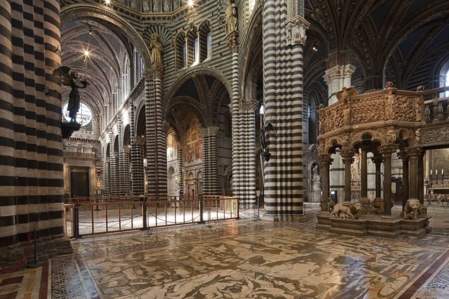 Siena: Siena Cathedral and Piccolomini Library Entry Ticket - Inside Siena Cathedral: the dome, the floor, and the sculpture moments