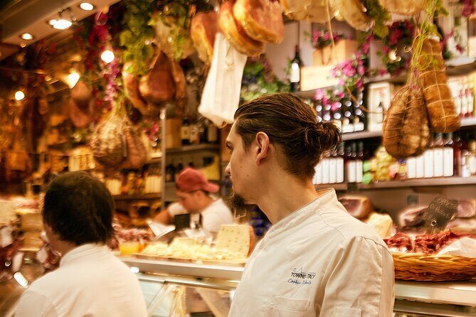 Small Group Cooking Class & Market Food Tour in Florence - Cooking school setup: aprons, stations, and a pace that works