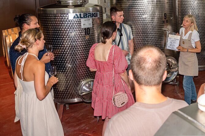 Wine Tour with Lunch and Wine Tasting - Wine tasting: five estate wines, a dessert wine finish, and olive oil too